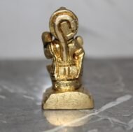 Seated Hanuman Ji Brass Statue - Image 2