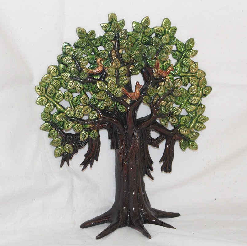 Colorful Brass Kalpavriksha Tree of Life