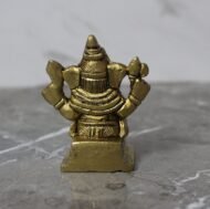 Handcrafted Brass Lord Ganesha Idol – 190 gm - Image 2