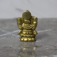 Handcrafted Brass Lord Ganesha Idol – 80 gm - Image 2