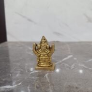 Handcrafted Brass Lord Ganesha Idol – 100 gm - Image 2