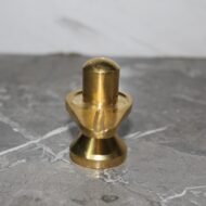 Handcrafted Brass Shivling Idol – Traditional Mahadev Pooja Lingam for Home Temple - 260 gm