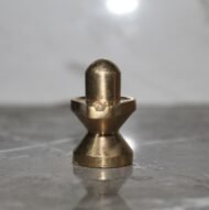 Pure Brass Shivling Idol – Traditional Mahadev Lingam for Home Temple & Daily Worship - 120 gm