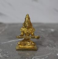 Handcrafted Brass Annapurna Devi Idol – Goddess of Food, Nourishment & Prosperity - 60 gm