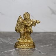 Handcrafted Brass Radha Krishna Murti – 260 gm - Image 2