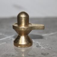 Pure Brass Shivling Idol – Traditional Mahadev Lingam for Home Temple & Daily Worship - 120 gm - Image 2