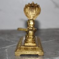 Handcrafted Brass Shivling with Nandi & Snake – Traditional Mahadev Pooja Idol for Home Temple - 465 gm - Image 2
