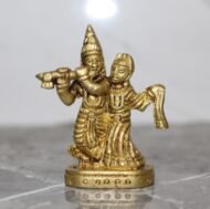 Handcrafted Brass Radha Krishna Murti – 115 gm