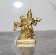 Handcrafted Brass Radha Krishna Murti – 115 gm - Image 2