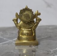 Handcrafted Brass Lord Ganesha Idol – 280 gm - Image 2