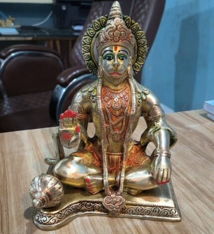 Heavy weight Brass Hanuman Ji Idol – 4026gm