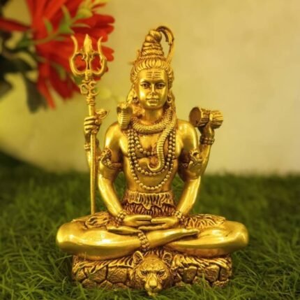 Premium Brass Lord Shiva Idol – 380gm