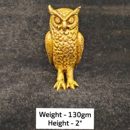 Golden Owl Showpiece – 130gm