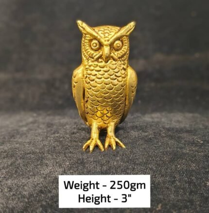 Golden Owl Showpiece – 250gm