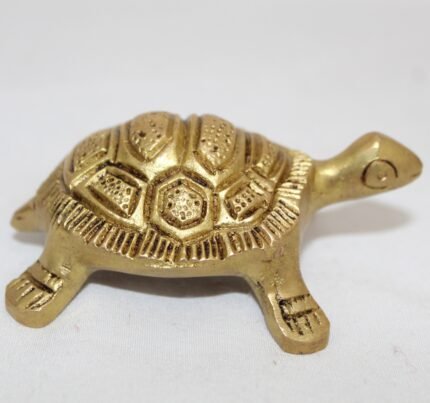 Brass Tortoise Showpiece – 190gm