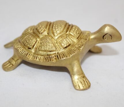Brass Tortoise Showpiece – 270gm