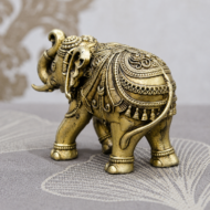 Pure Brass Elephant Handcrafted For Home Decor - Image 2