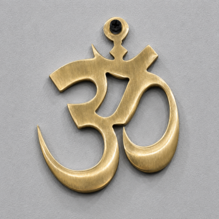 Brass Om Wall Hanging - Vastu Remedy for Good Luck, Prosperity & Positive Energy