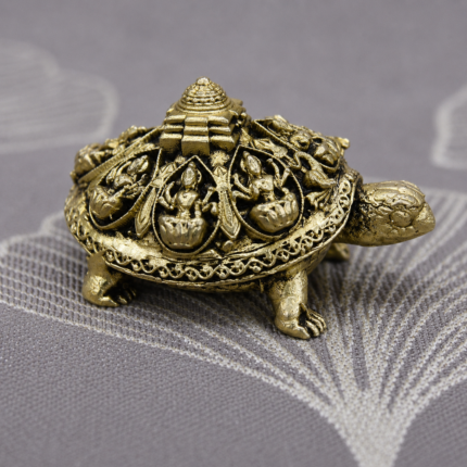 Ashtadevi Brass Tortoise Showpiece – 75gm